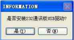 安裝232通訊板USB驅(qū)動(dòng)的對(duì)話(huà)框